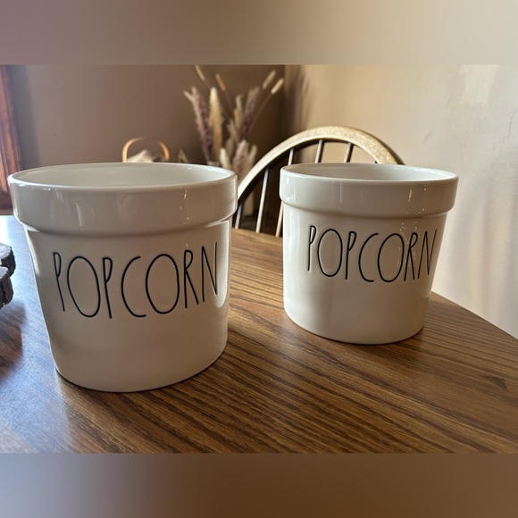 Rae Dunn Kitchen Rae Dunn Popcorn Bowls Set Of 2 Poshmark